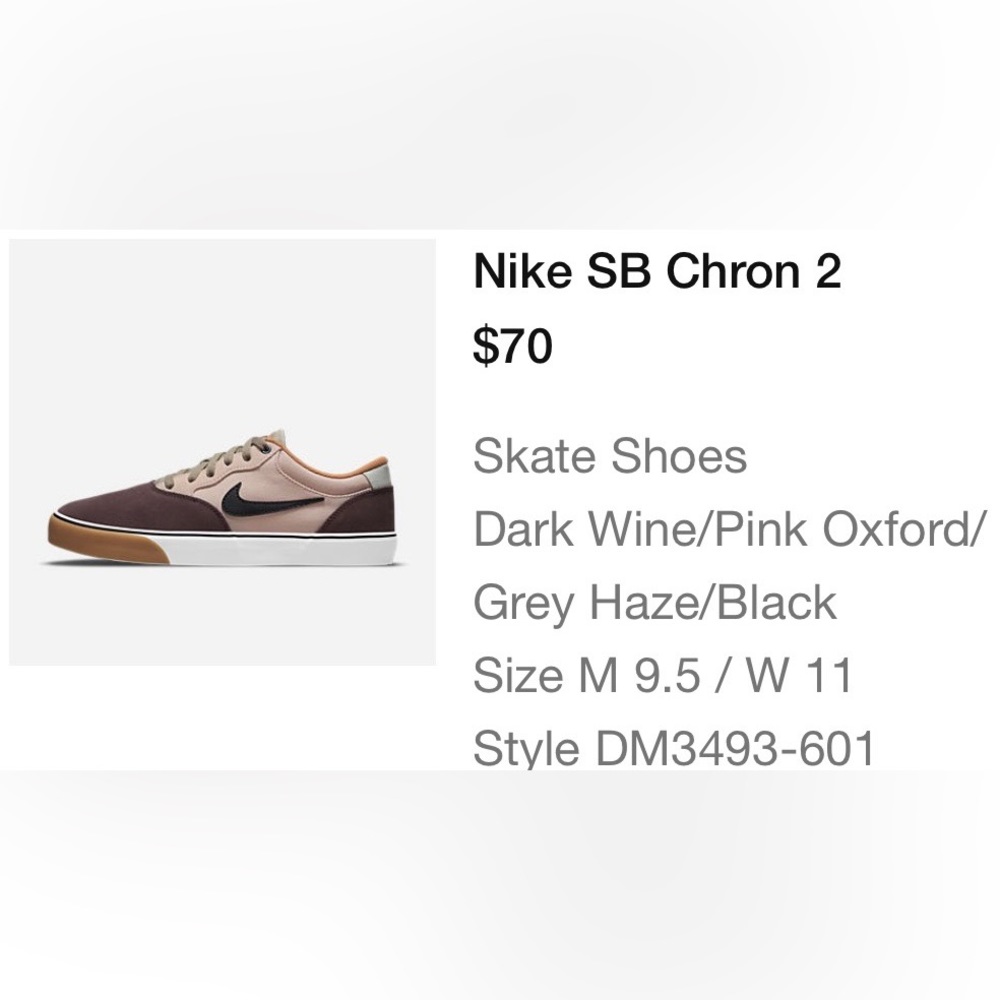Nike SB Chron 2. Skate shoes